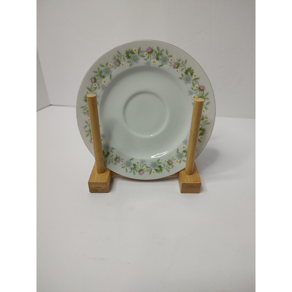 Johann Haviland Forever Spring Saucer W/ Platinum Trim